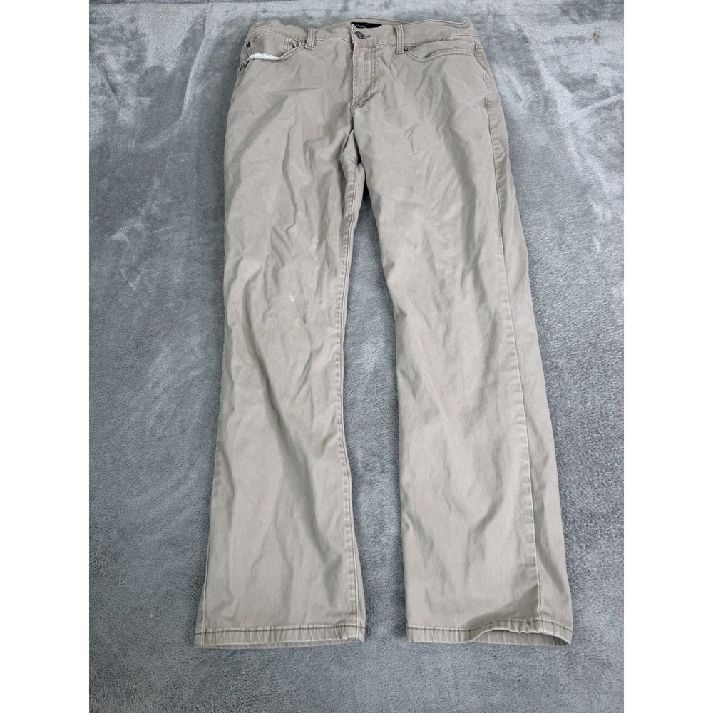 Lucky Brand 410 Athletic Straight Chino Pant Men's Size 34X30 Beige